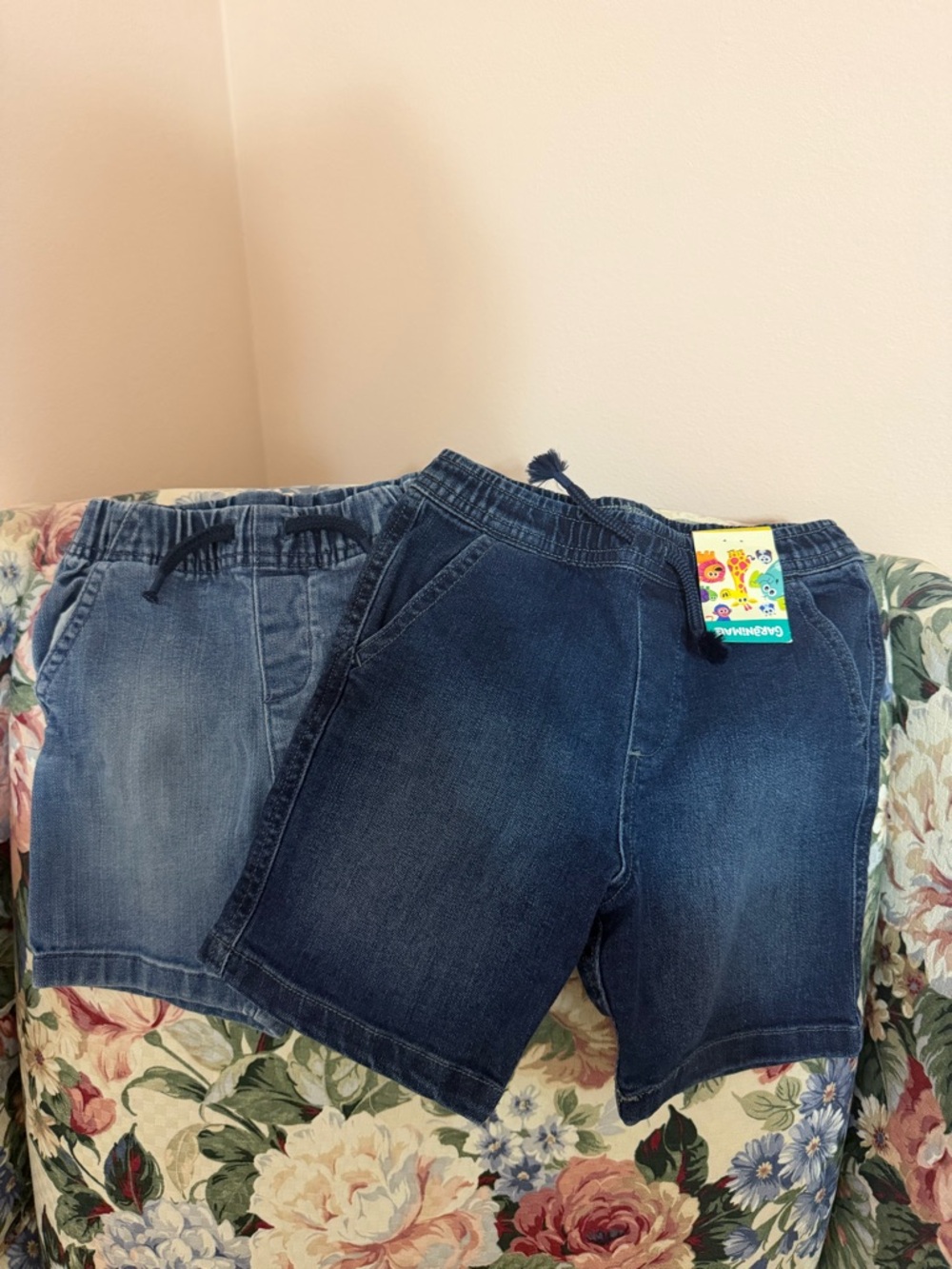Garanimals Two-Pack Denim Shorts - Light Blue & Dark Blue